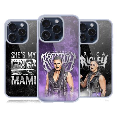 OFFIZIELLE WWE RHEA RIPLEY GELHÜLLE KOMPATIBEL MIT APPLE iPHONE HANDYS & MAGSAFE