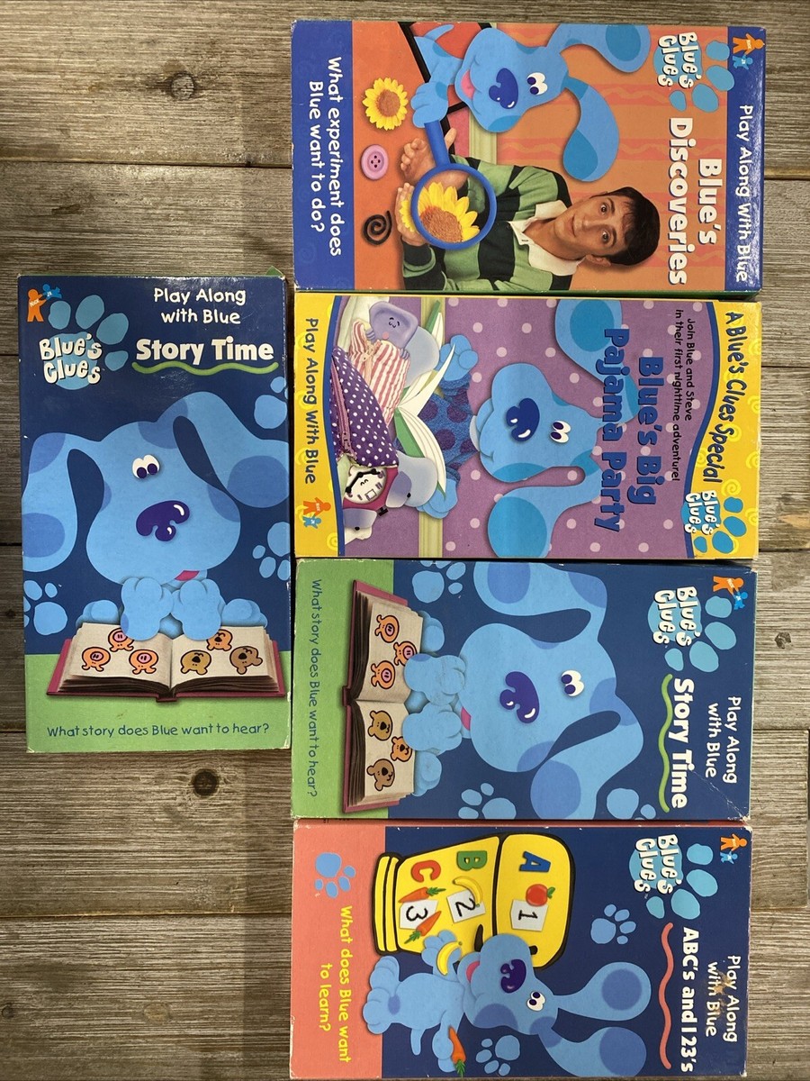 Blue［Times］ VHS VHS Mixed Lot Kids Movies Bear In The Big Blue House