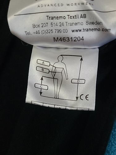 Tranemo Advanced Workwear Wool Flame Retardant T-shirt Long Sleeve Base Layer - Picture 7 of 9