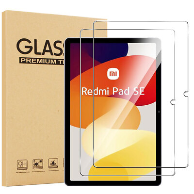 For Xiaomi Redmi Pad SE (11'') Screen Protector Case Friendly Tempered Glass Film