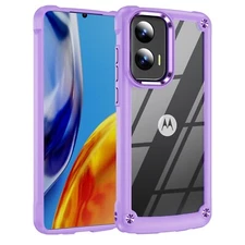 For Motorola Moto G Stylus 5G (2024), Shockproof Clear Hybrid Armor Case Cover