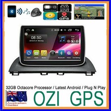 MAZDA 3 2013-2016 GPS WIRELESS CARPLAY ANDROID AUTO DAB DVR TPMS OSB HEAD UNIT