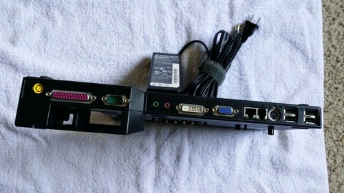 IBM Lenovo Thinkpad Docking station type 2504 & AC ADAPTER Bundle - Picture 4 of 4