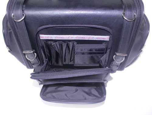 Tourmaster Coaster Large Motorcycle Leather Bag Sissybar Stackable Luggage - Picture 4 of 11