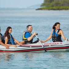 Schlauchboot Aufblasbares Boot Ruderboot Paddelboot Kajak Angelboot INTEX