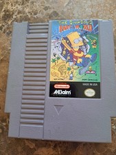 The Simpsons Bart vs. the World Nintendo NES Authentic Working Free Fast Ship