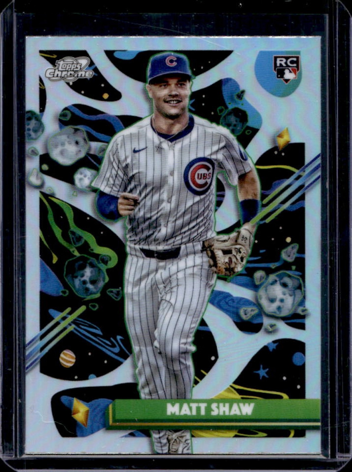 2025 Topps Cosmic Chrome Matt Shaw RC Refractor Rookie #35 Cubs