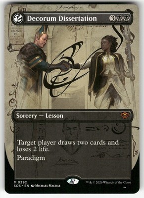 Decorum Dissertation (Borderless) 292 Secrets of Strixhaven MTG NM