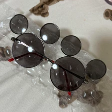 Tokyo Disney Resort Fashion Sunglasses Black Summer RED Mickey Shape