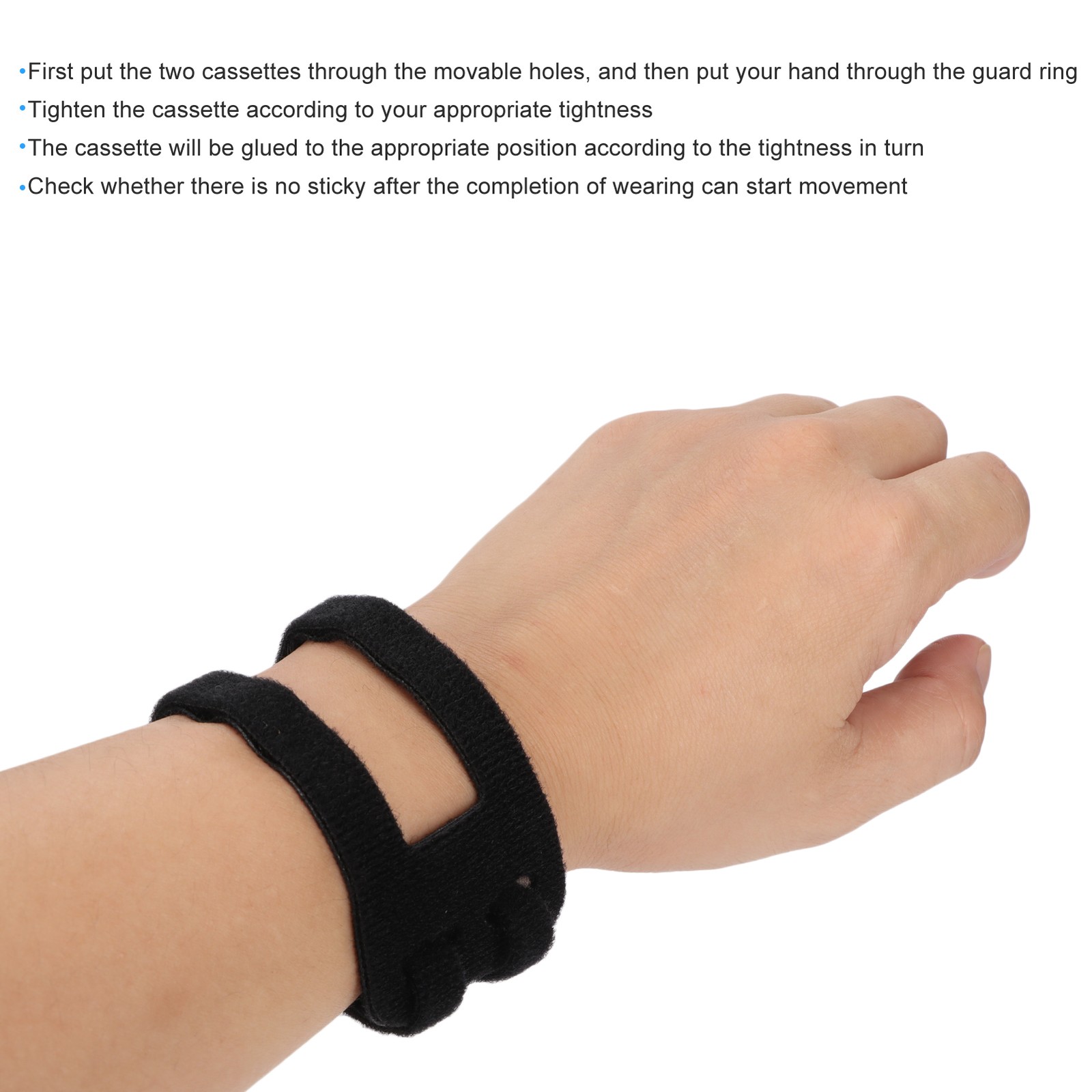 (Black)Wrist Brace For TFCC Tears Adjustable Carpal Tunnel Wrist Support Brace