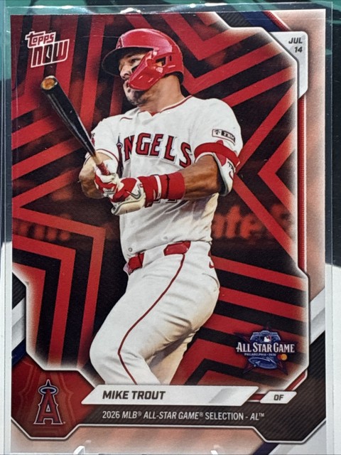 2026 Topps Now All-Star Game - Mike Trout #ASG-MT
