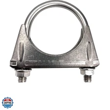 Heavy Duty 2.5 Inch Muffer Clamps Exhaust 2 1/2" Stainless Steel U Bolt Clamp...