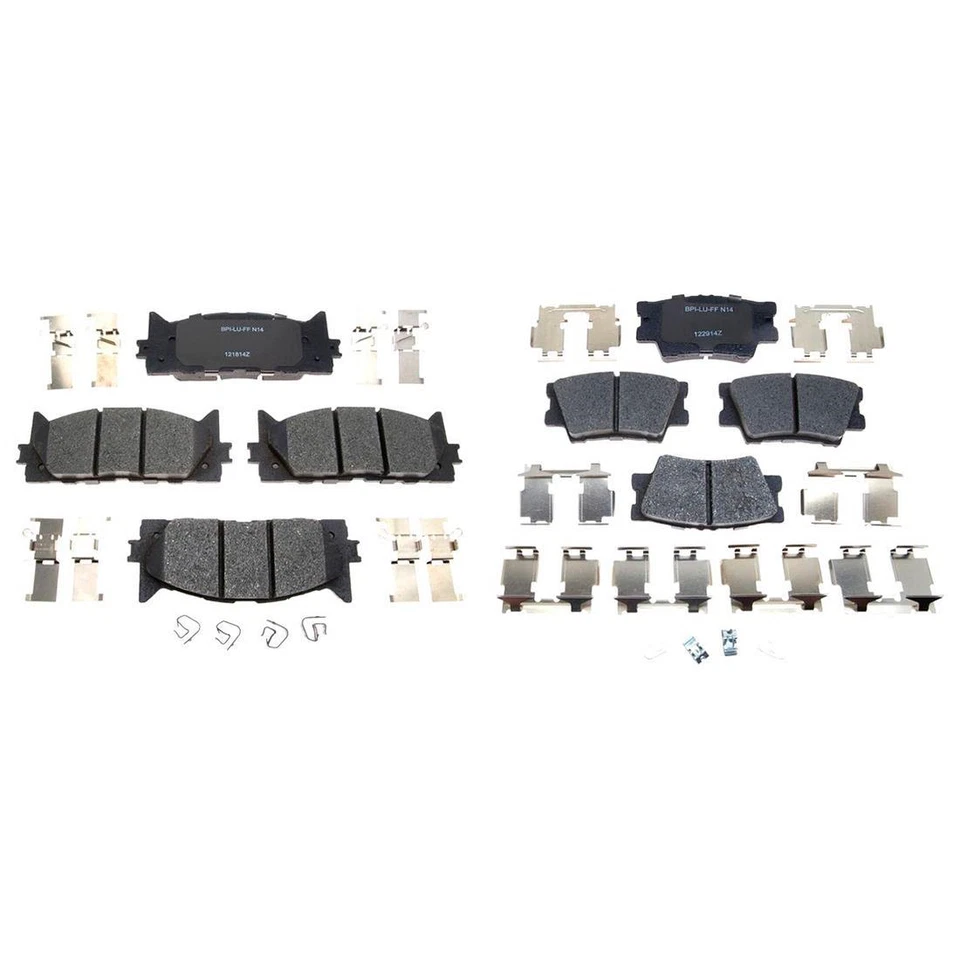 Pastillas de freno delanteras y traseras R-Line 2018 2017 2016 2015-2013 Lexus ES300h de cerámica Foto 4 de 4