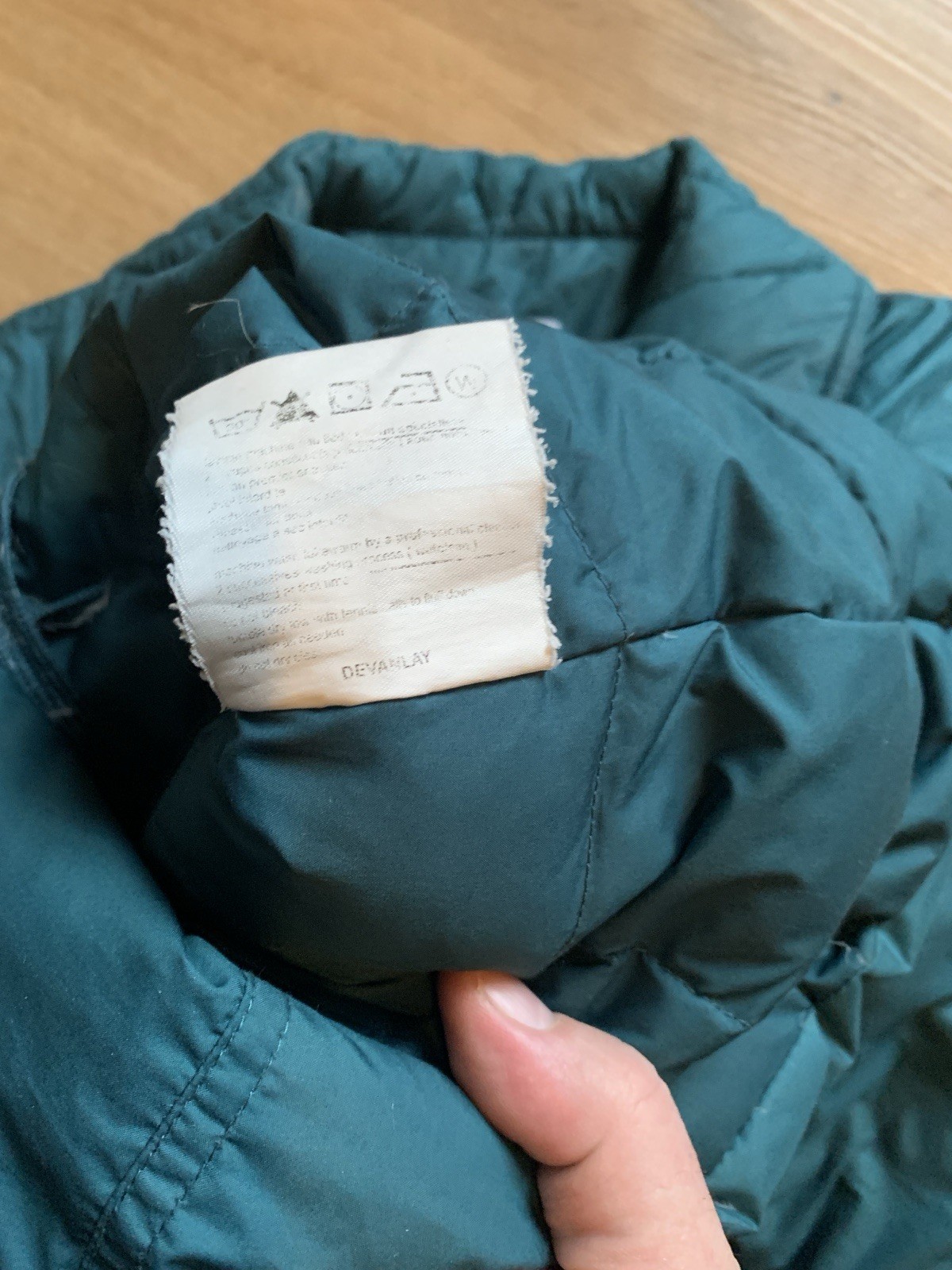 Lacoste Womens Down Puffer Jacket 38 Green Full Zip thumbnail 8