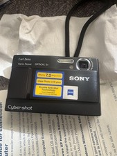 Sony Cyber-shot DSC-T10 7.2MP Digital Camera - Black No Charger
