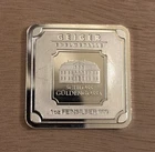 1 oz Geiger Edelmetalle Silver Bar .999 fine