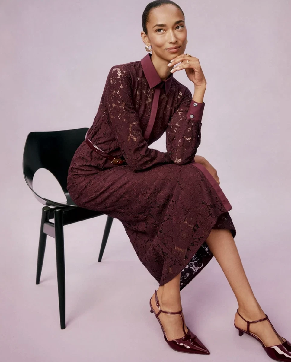 strapless open back dress Secret Burgundy Bandeau Lace Midi Dress With Scarf Detail  Club L London