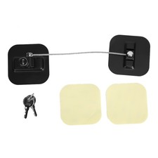 °Square Black ABS Refrigerator Closet Cabinet Lock Child Safety System With Key