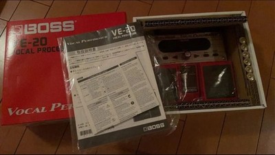 Boss VE-20 Vocal Performer Multi Effects Pedal Processor Discontinued From Japan