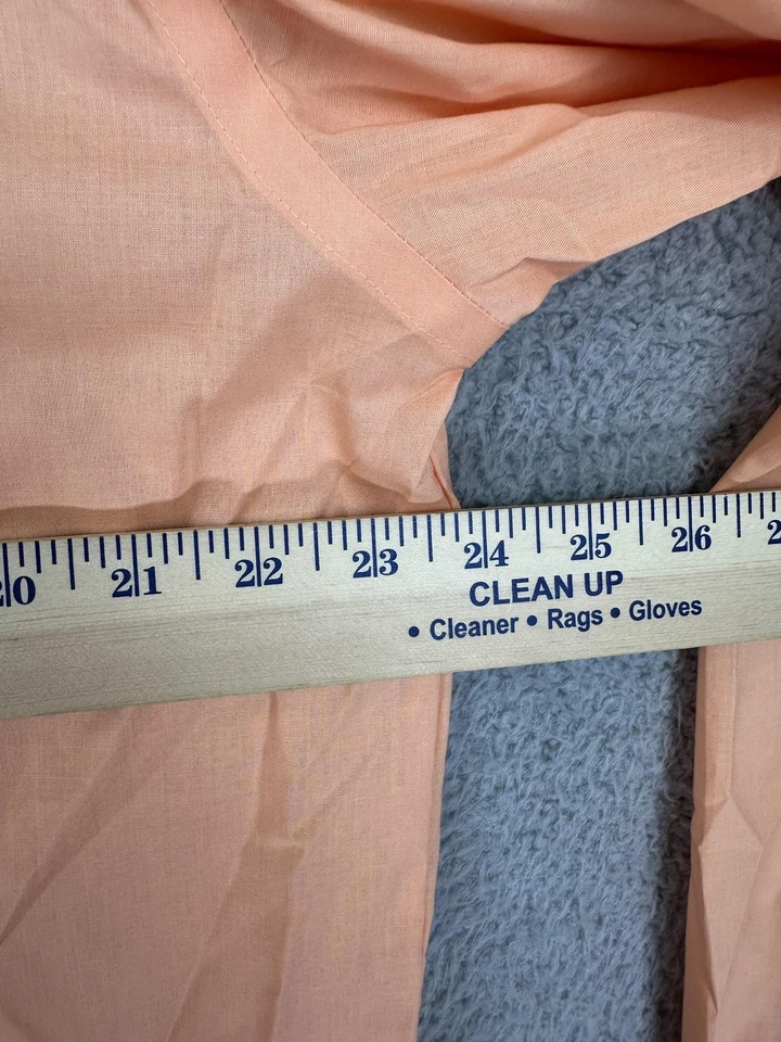 Stafford Dress Shirt Mens 17 38-39 Cantaloupe Easy-Care Broadcloth X-Tall Fit - Image 4 of 4