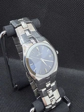 Bulova Accutron Men’s Stainless Steel Quartz Watch Blue Sunburst Dial Date A3 