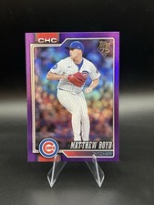 2026 Topps Series 1: Matthew Boyd - Cubs #51; Purple Foil /250 + Bonus Base Card