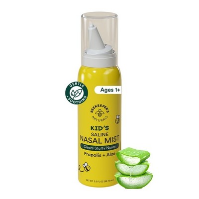Kids' Saline Nasal Mist by , Cleanses & Clears Stuffy Noses, Nasal Spray for ...