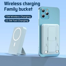 10000mAh Power Bank Built-in Cables USB-C Fast Portable Charger Battery Pack
