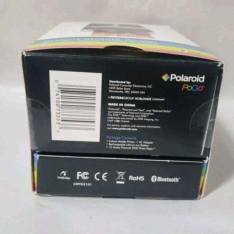 Polaroid Pogo Instant Mobil Printer Zink Paper - New - Free Shipping  - Image 2 of 3