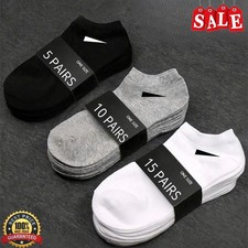 Mens Womens Trainer Liner Ankle Socks Invisible Cotton Low Cut Sports Socks lot