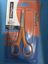 Fiskars N0. 5 Soft Grip Micro Tip Scissors Heavy Duty Cutting Model Number 9888