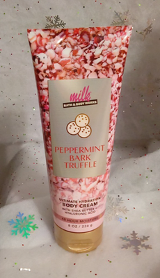 New Limited Edition Bath & Body Works Peppermint Bark Truffle 5 pc
