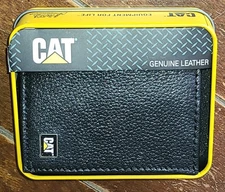 CAT Trifold Wallet with Enamel Logo and Tin Case #29CTW00010-001