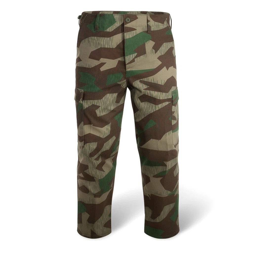 Mil-Tec Ranger BDU Field Pants Splinter Camo German Army Tactical Cargo Pants
Opens in a new window 