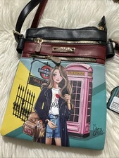 Nikky By Nicole Lee Fancy Cross Body Bag BEyouTIFUL NWT