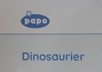 Papo Dinosaurier Uhrzeit - Apatosaurus Tupuxuara Velociraptor Styracosaurus - Bild 1 von 4