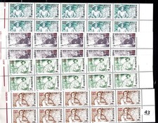 / 10X ROMANIA 1999 - MNH - ART - PAINTING - FAMOUS PEOPLE 