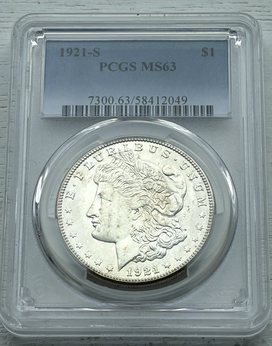 MS 63 Graded 1921 Year Morgan US Dollars (1878-1921) for sale | eBay