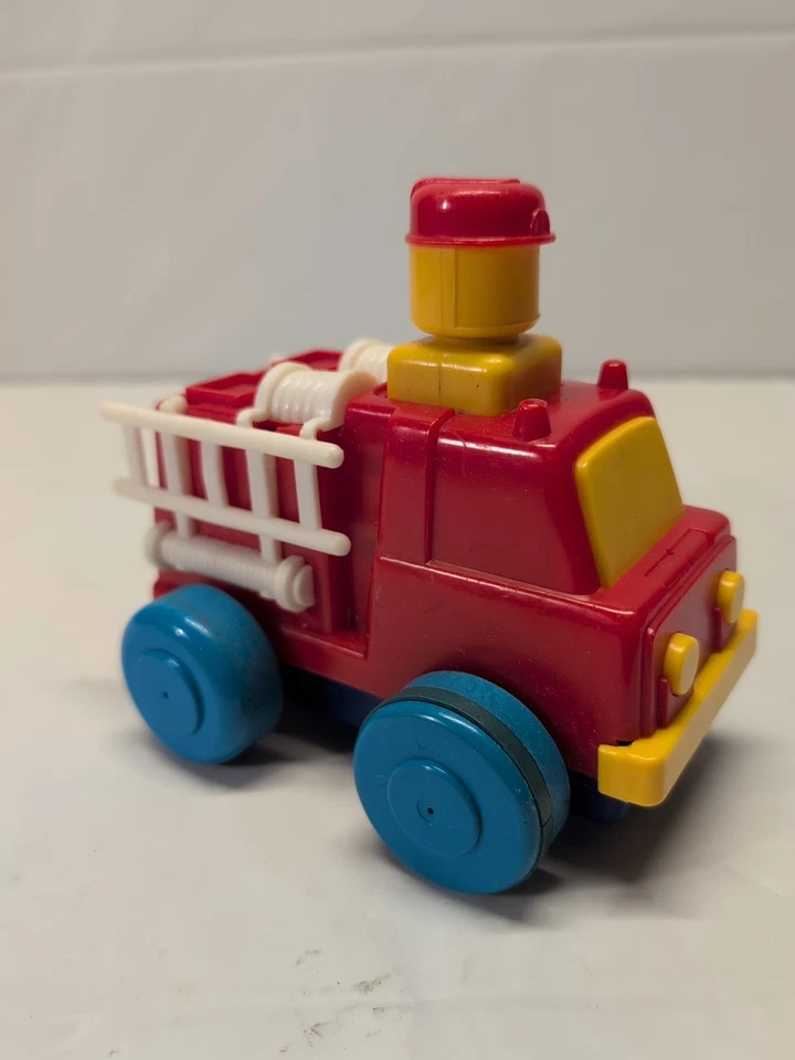Tomy Vintage Original Firetruck Push 'N Go Toy Car 1975 - Image 2 of 4
