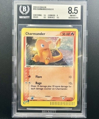 Charmander graded BGS 8.5 for sale on eBay