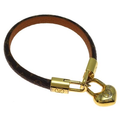 Authentic Louis Vuitton Bracelet Crazy In Rock Monogram Brown Size17 From Japan