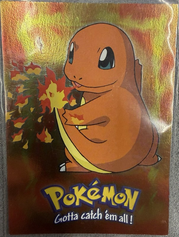 Topps Pokémon Stage 1 1999 #04 Charmander English Non-Sport Trading Card