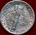 Uncirculated 1939-S San Francisco Mint Silver Mercury Dime — photo 2