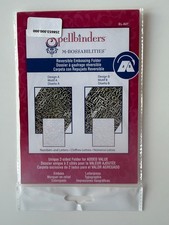 Spellbinders Reversible Embossing Folder  M Bossabilities  Card Making