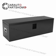 48 Inch Truck Tool Box Black Steel Heavy Duty Truck Bed Tool Box For Pickup Rv