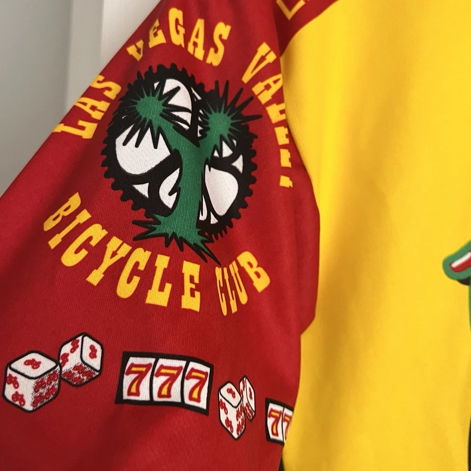 Camiseta deportiva de ciclismo de ritmo Tour Las Vegas vintage L EE. UU. LV Valley Club Foto 4 de 4