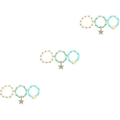 3 Sätze Silikongurtschleifen Watchband -Ornament -Uhr - für
