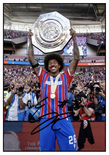 11425. Chris Richards Signed Pictures A4 Prints Crystal Palace USA Bayern H'heim
