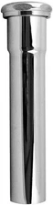 Thrifco Chrome Plated Brass Tubular Extension Tube Slip Joint Connection 1.5"x8
