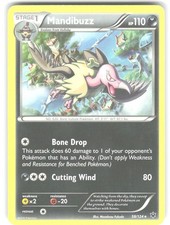 Mandibuzz 58/124 Rare Fates Collide Pokemon Lightly Played